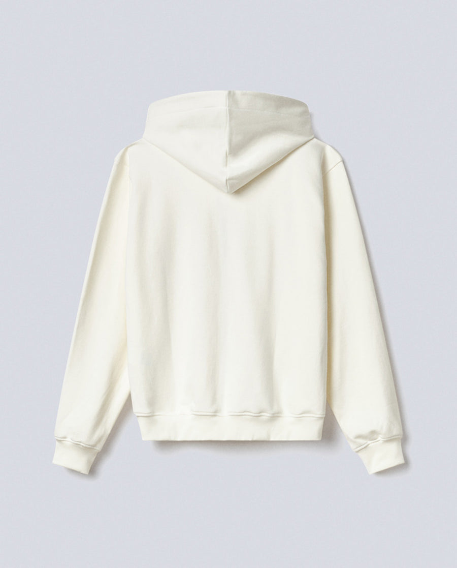 HINNOMINATE Felpa Cappuccio Zip Off White