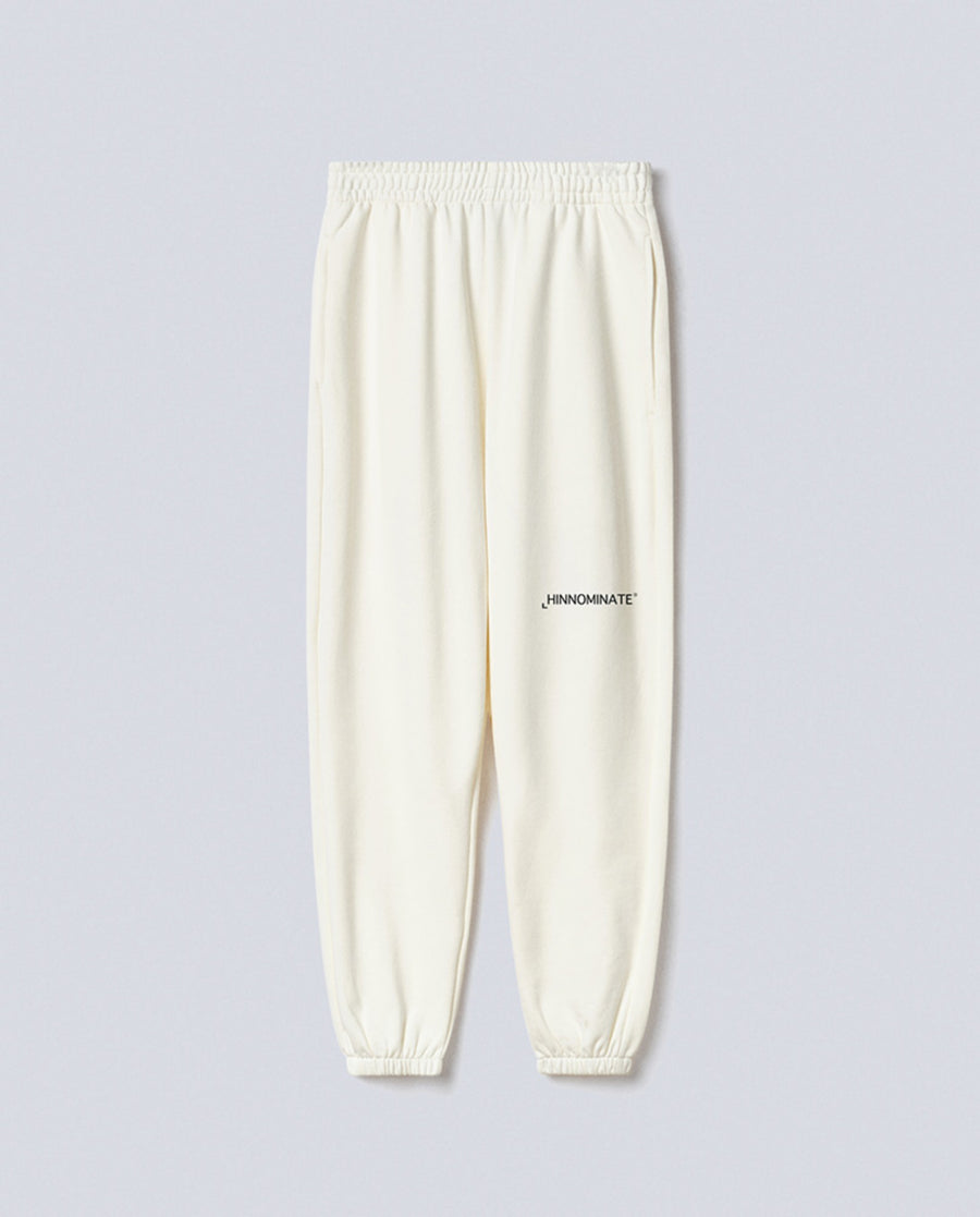 HINNOMINATE Pantalone jogger Felpa Off White