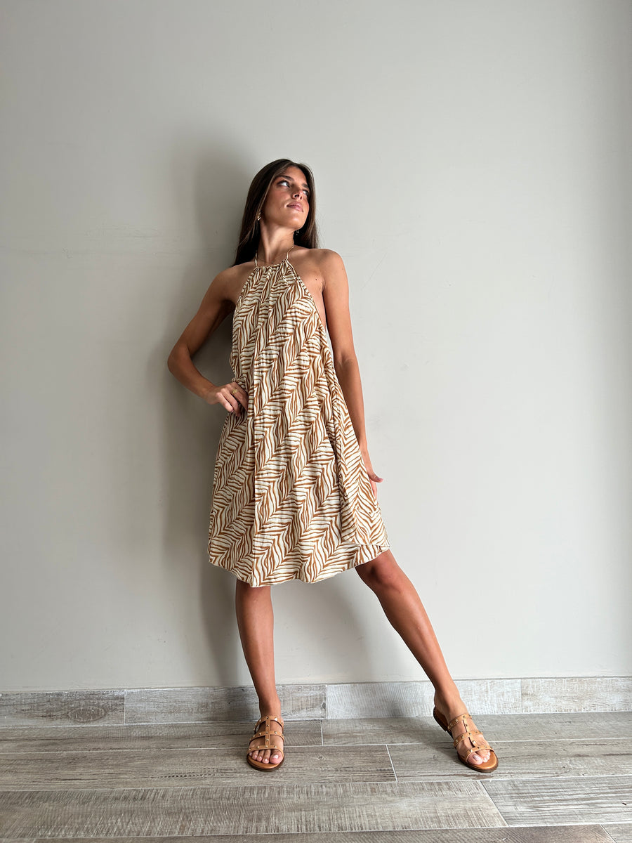 FREELOVE Abito Freedom Seta Boho Sand