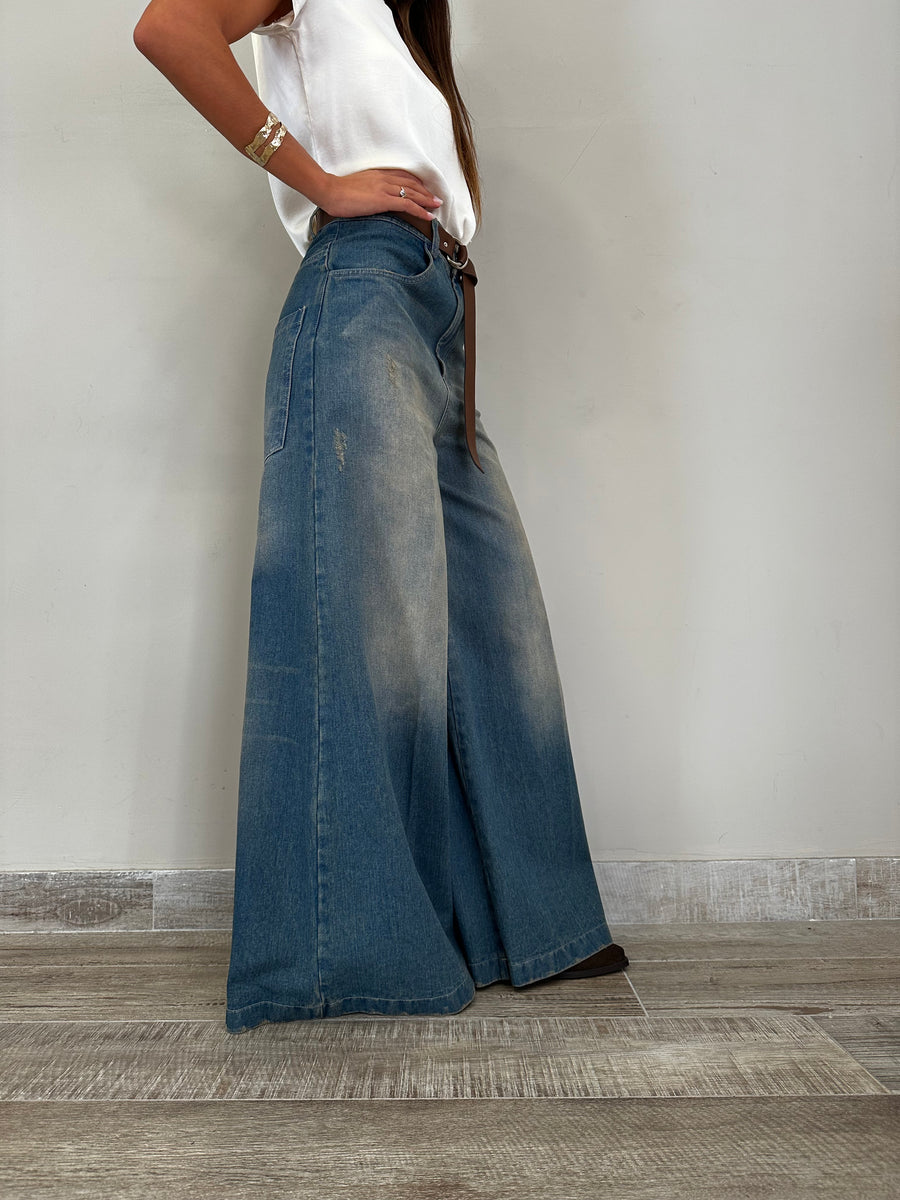 MOTEL Jeans sfumato palazzo