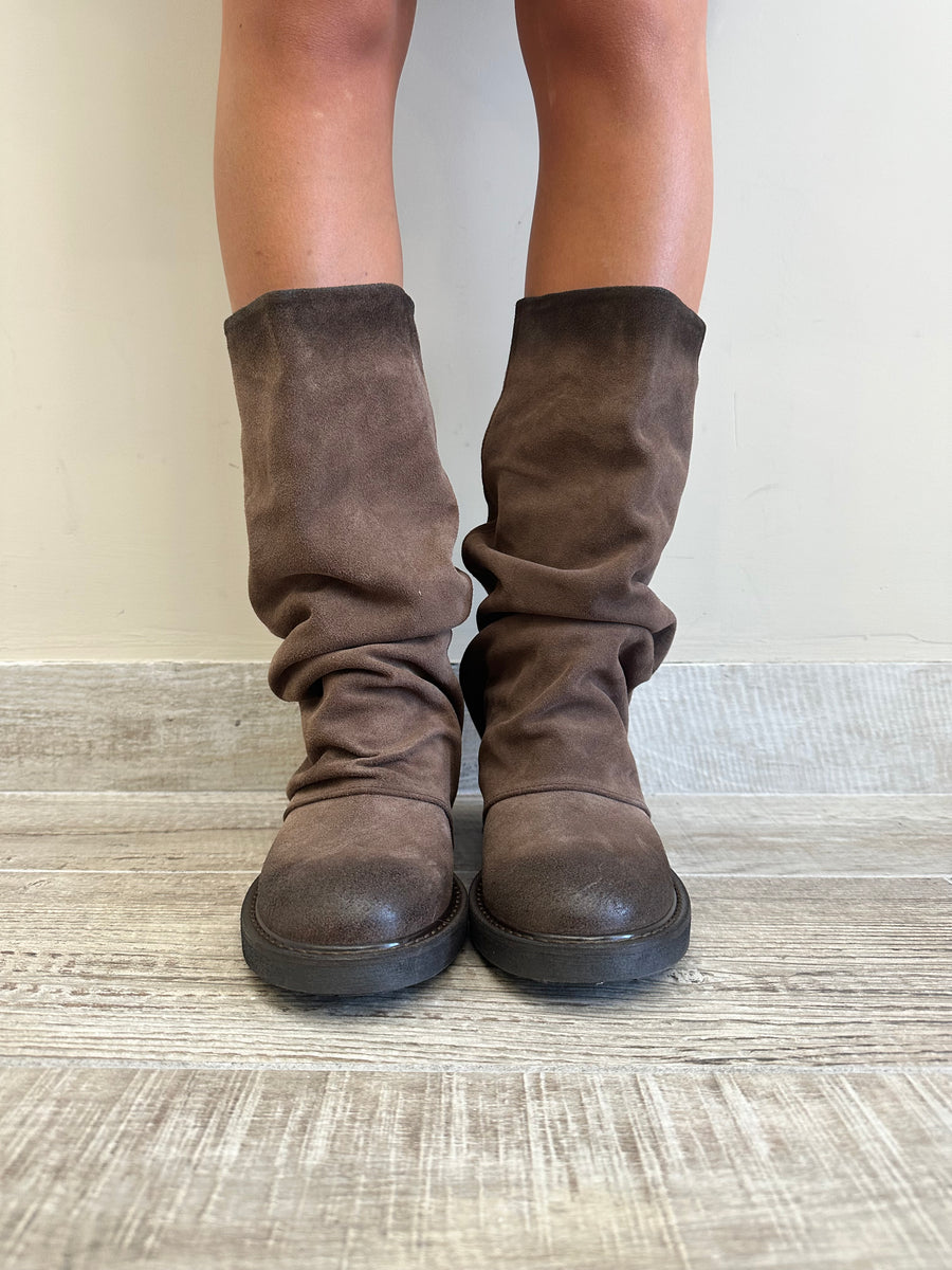 METISSE Biker pelle scamosciata mustang