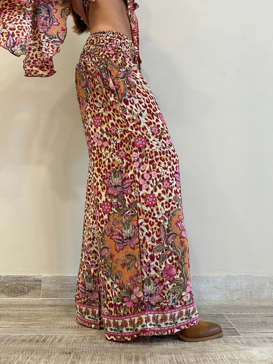 FREELOVE Panta Freelove Seta Flower Leo Pink