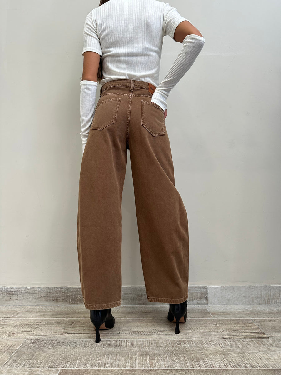 DIXIE Jeans barrel tabacco