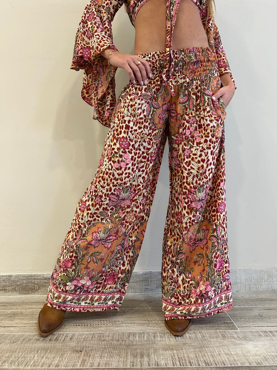 FREELOVE Panta Freelove Seta Flower Leo Pink
