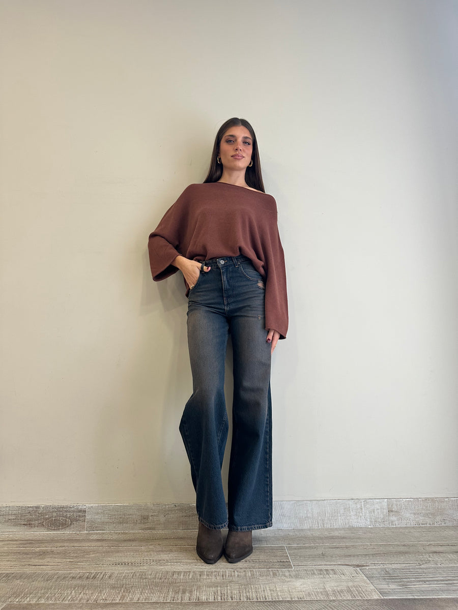 DIXIE Maglia cioccolato