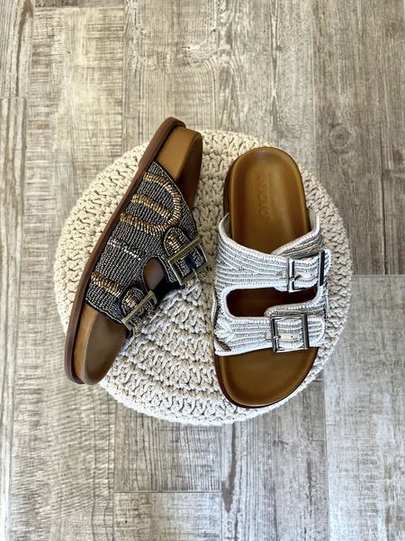 LC Sandalo fussbett ricami bronzo