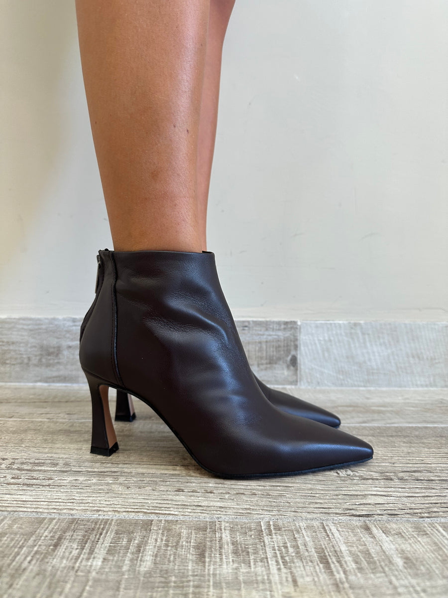 BIANCA DI Tronchetto pelle moro