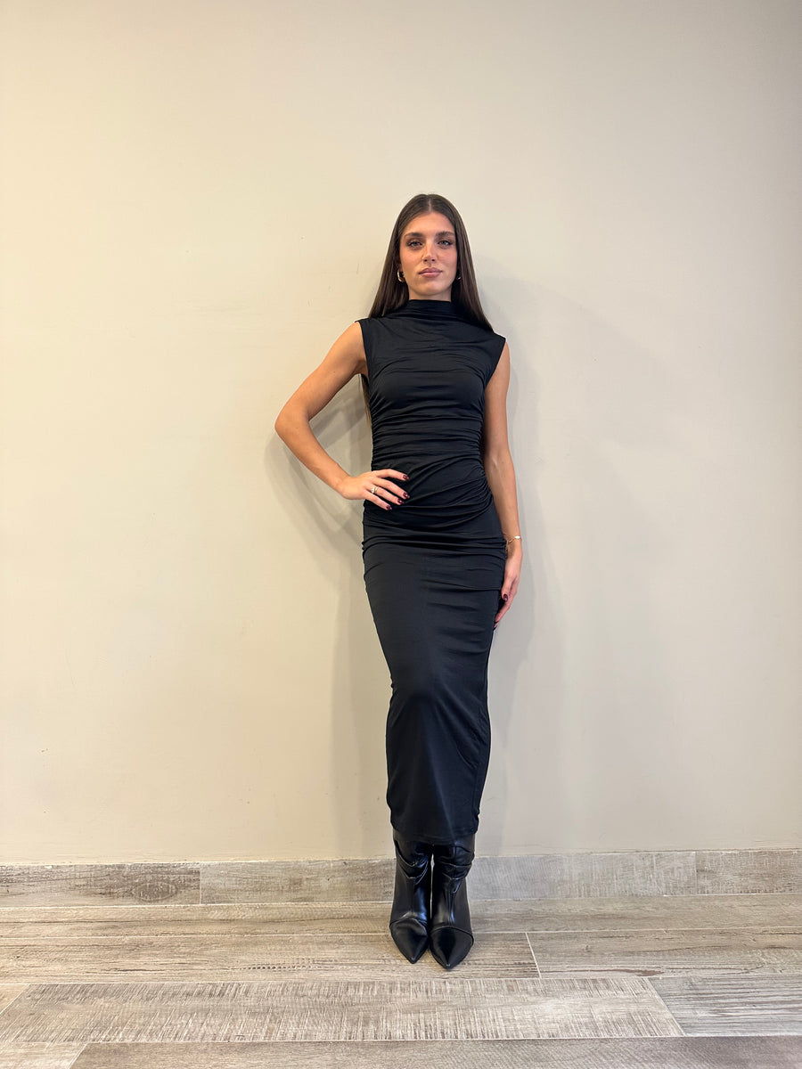 GLAMOROUS Abito lungo nero