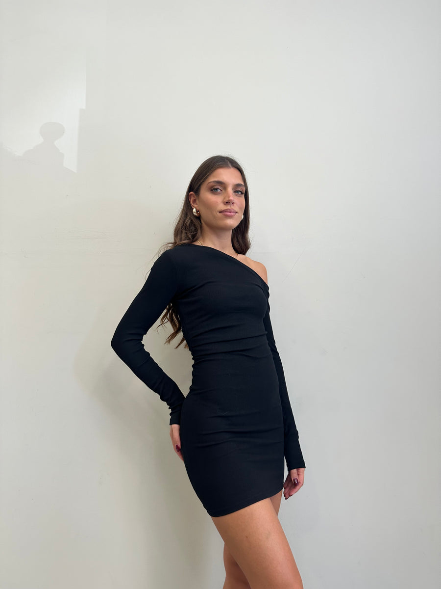 GLAMOROUS Abito corto nero