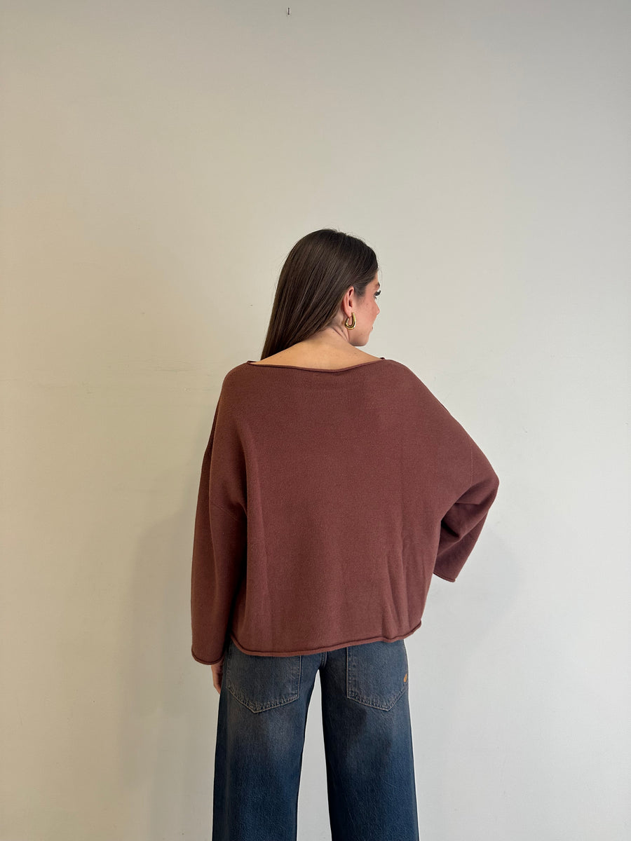 DIXIE Maglia cioccolato