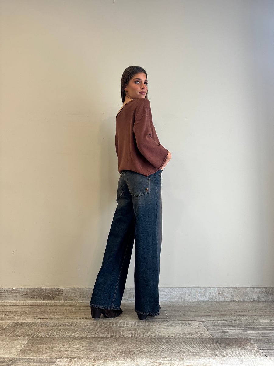 DIXIE Maglia cioccolato