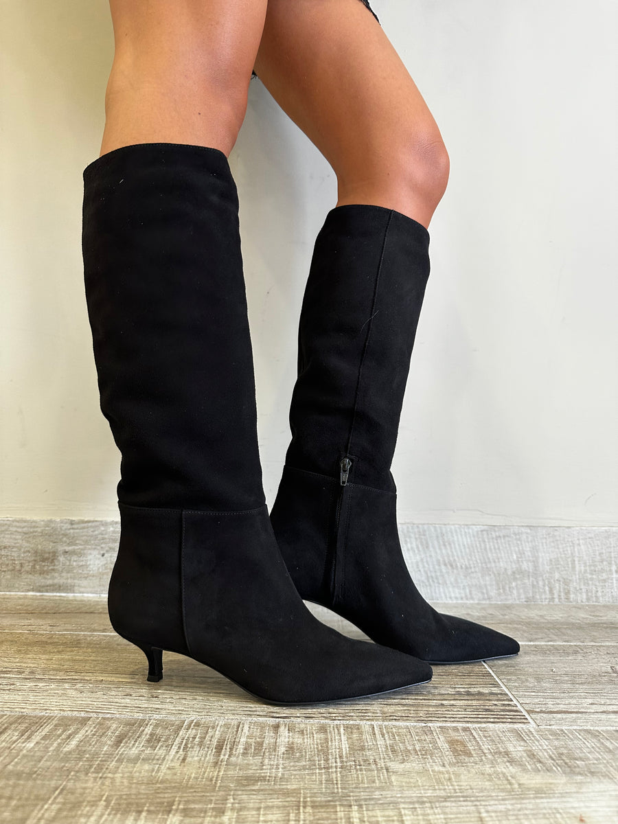 LC Stivale camoscio nero