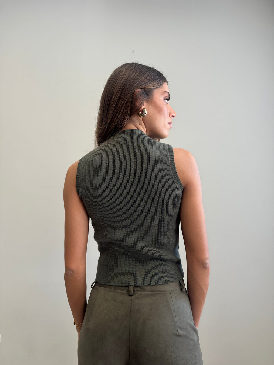 GIPSY INSIDE Smanicato verde militare