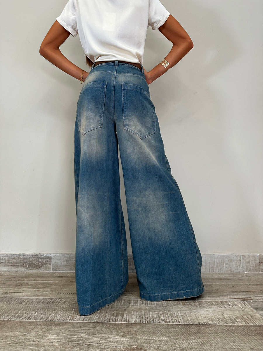 MOTEL Jeans sfumato palazzo