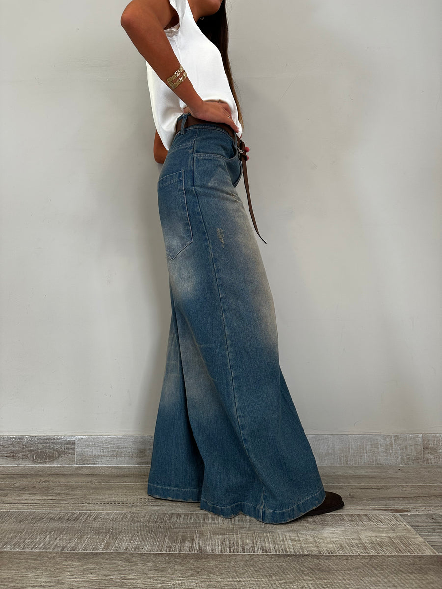MOTEL Jeans sfumato palazzo