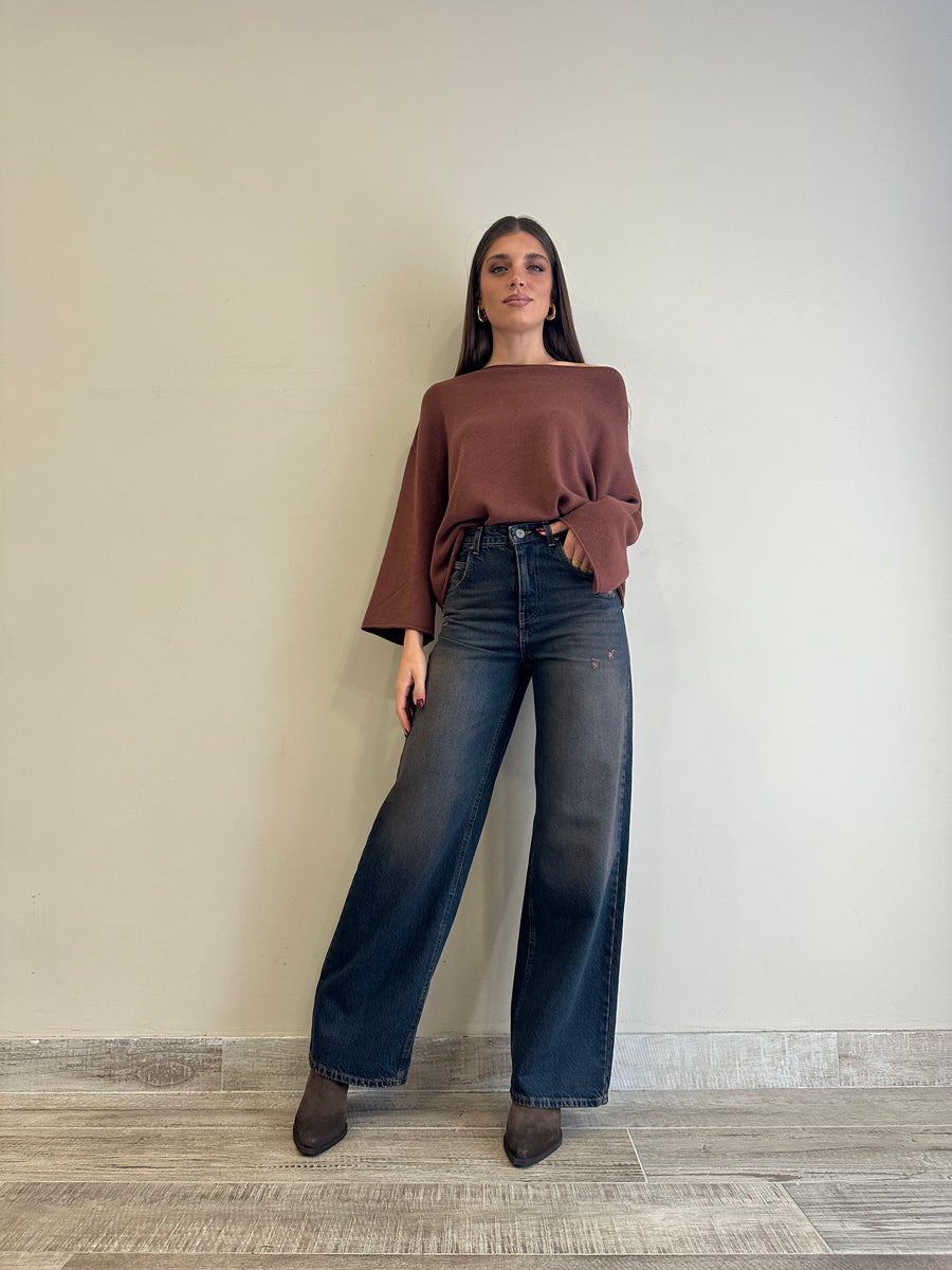 DIXIE Maglia cioccolato