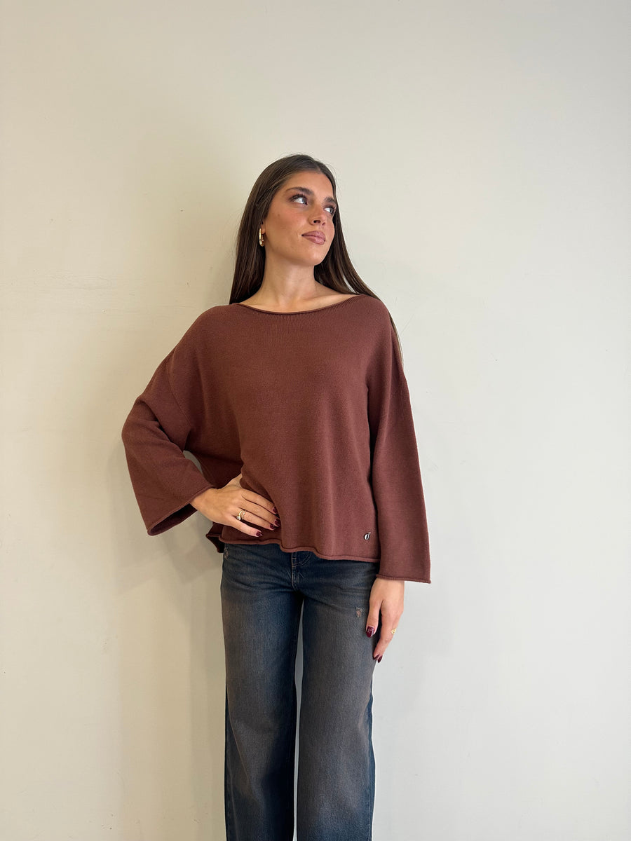 DIXIE Maglia cioccolato