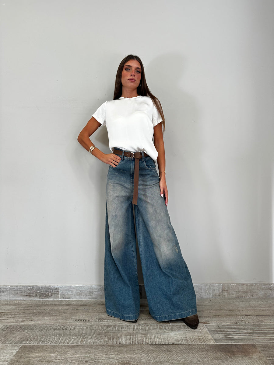 MOTEL Jeans sfumato palazzo