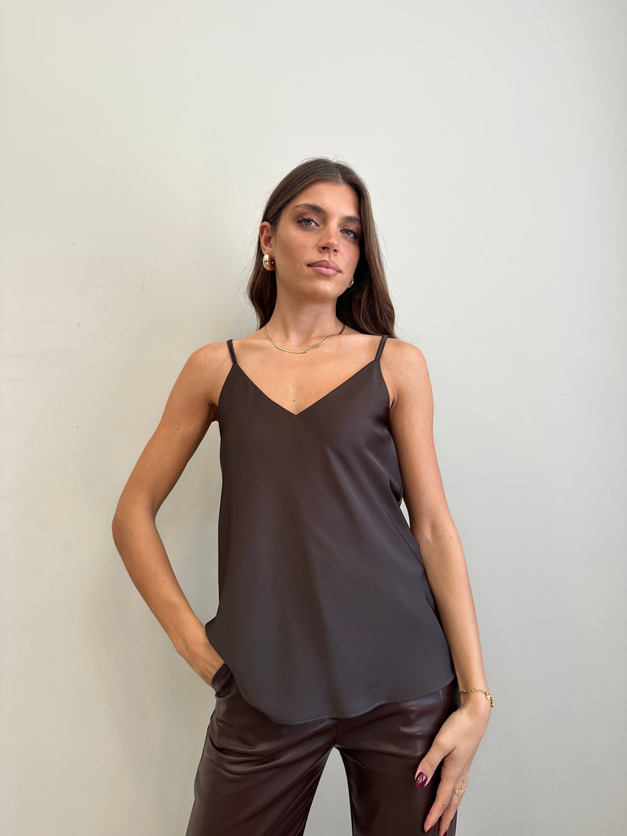 DIXIE Top satin moro