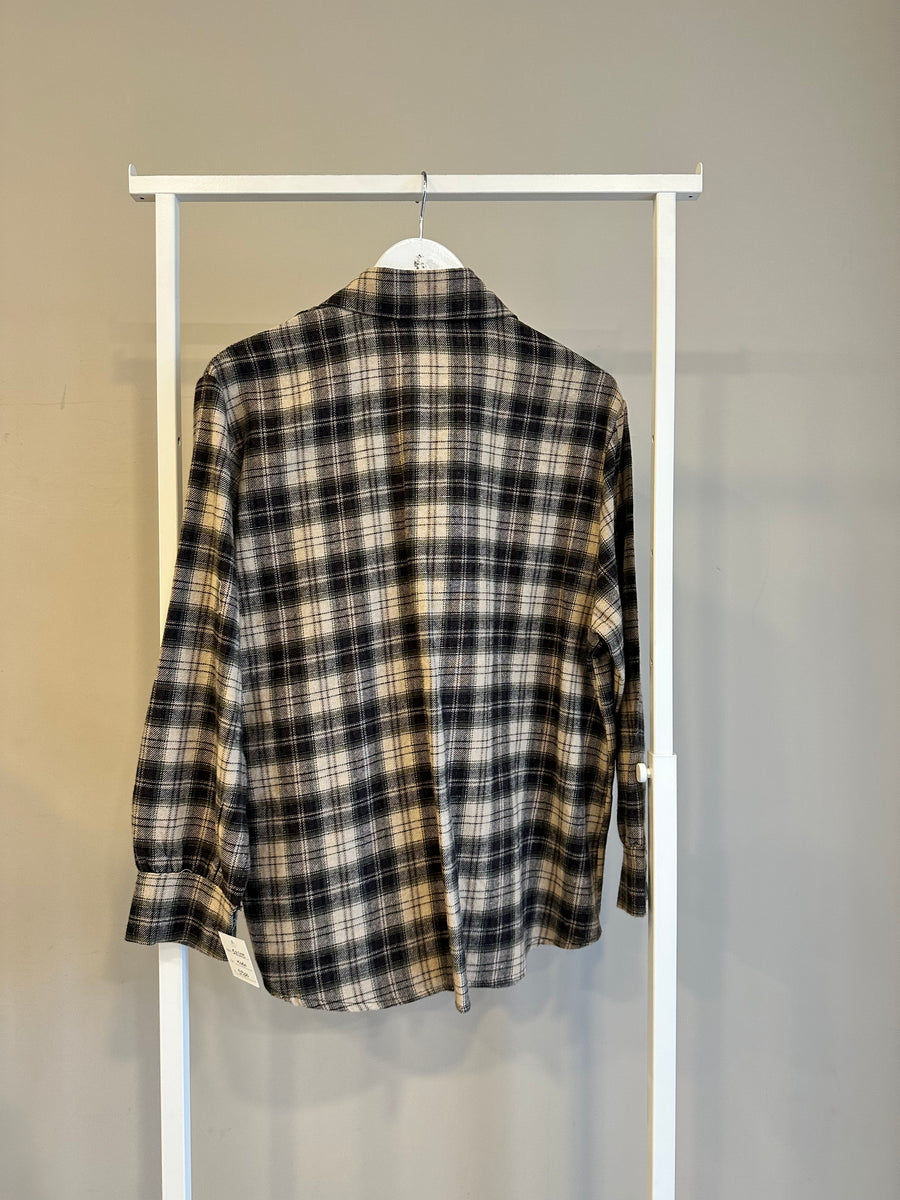 GIPSY INSIDE Camicia quadri moro/verde