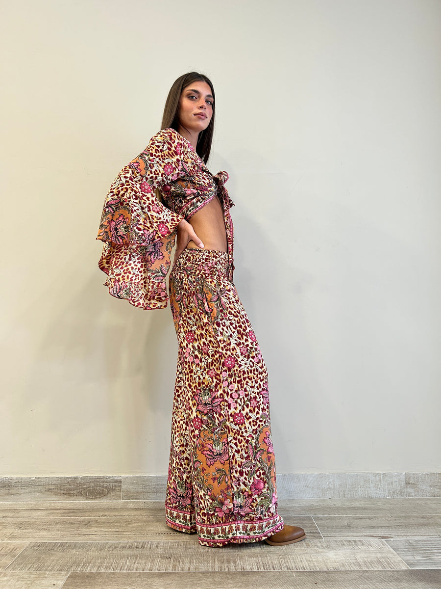 FREELOVE Panta Freelove Seta Flower Leo Pink