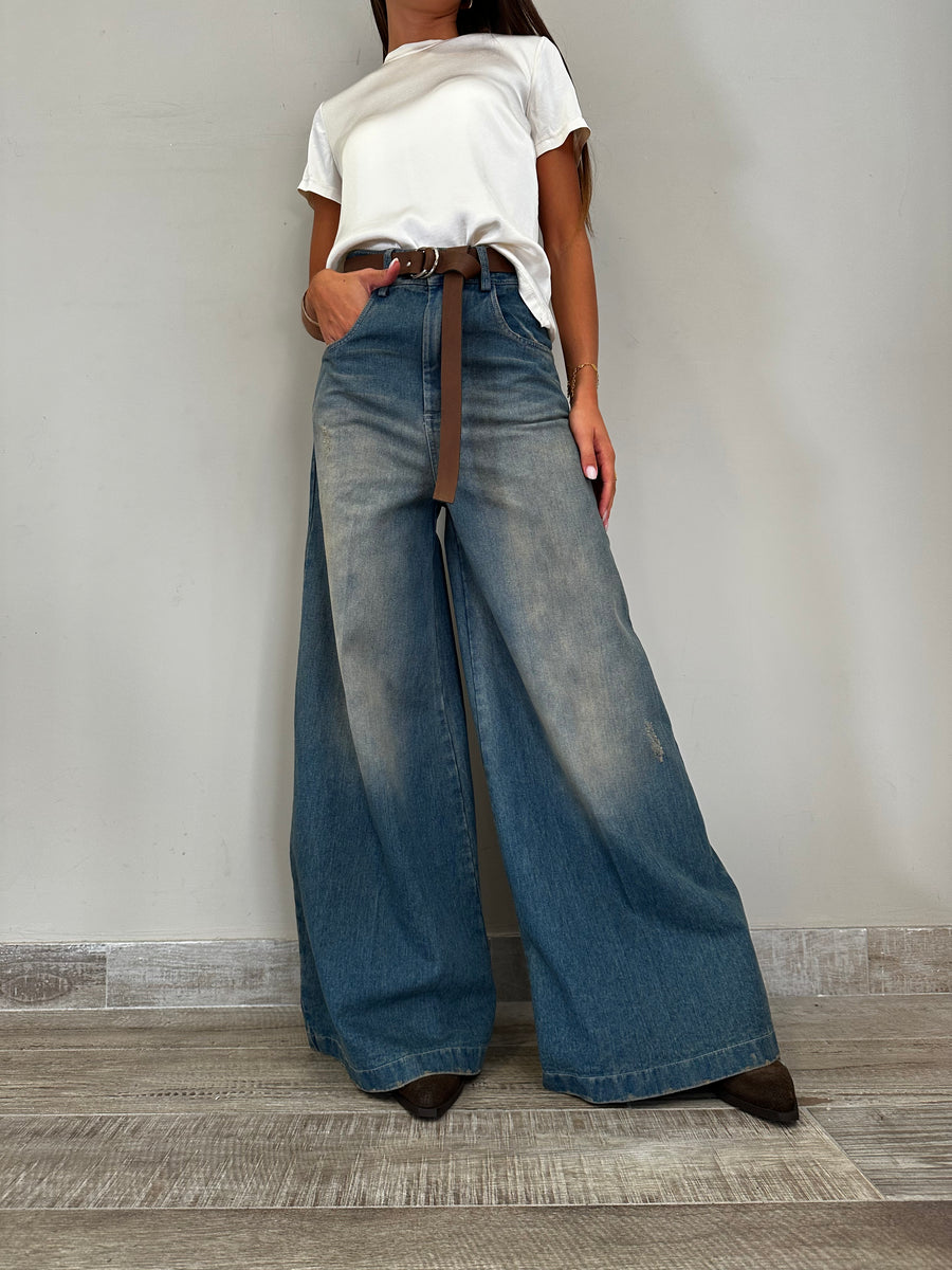 MOTEL Jeans sfumato palazzo