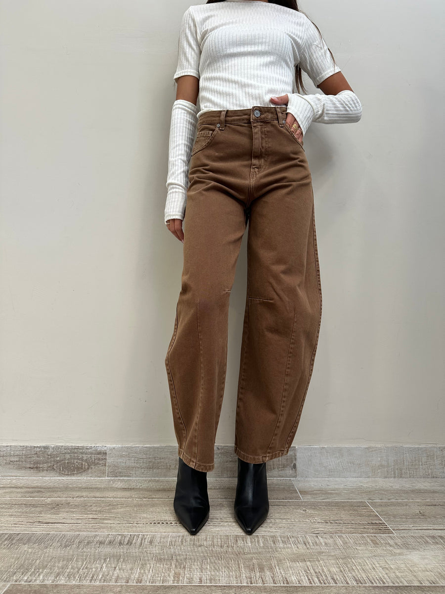 DIXIE Jeans barrel tabacco