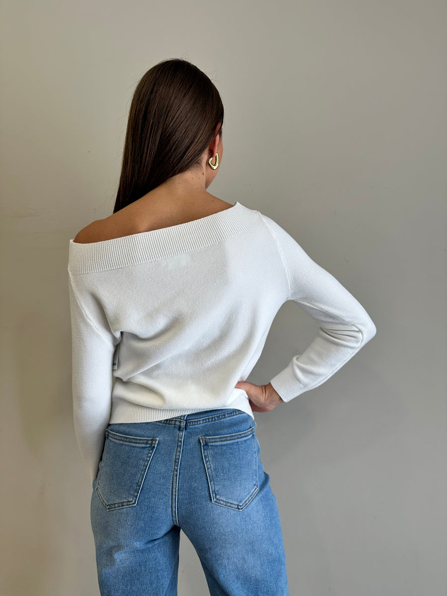 GIPSY INSIDE Maglia panna