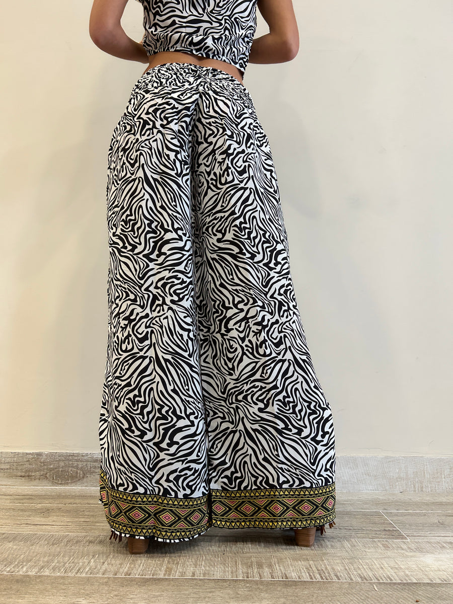 FREELOVE Panta Freelove Seta Zebra Black
