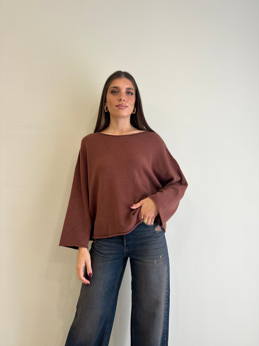 DIXIE Maglia cioccolato