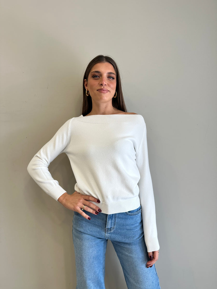 GIPSY INSIDE Maglia panna