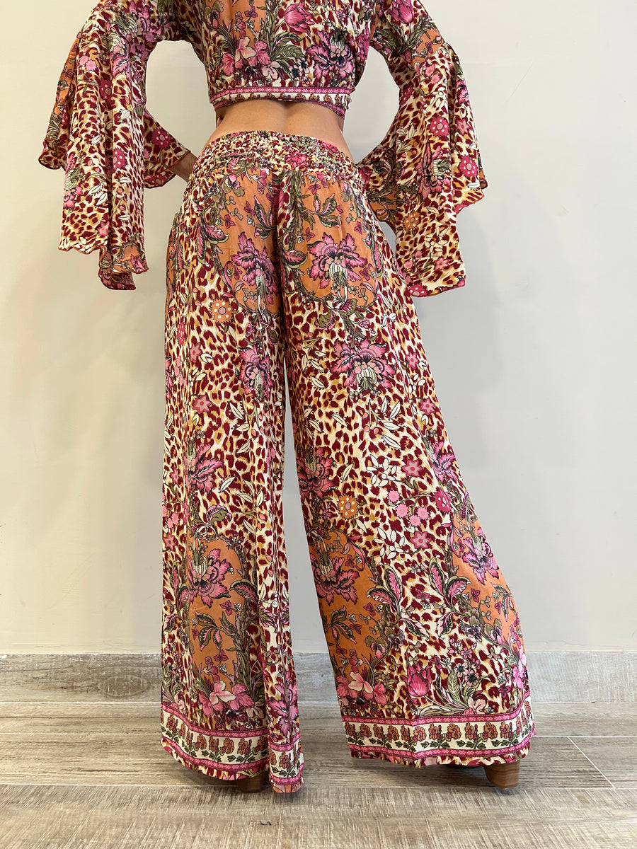 FREELOVE Panta Freelove Seta Flower Leo Pink