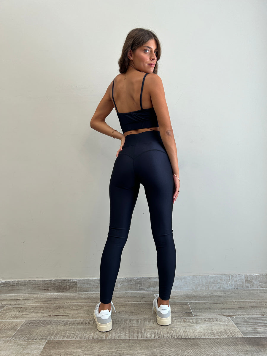 HINNOMINATE  Leggings In Lycra Lucida Nero