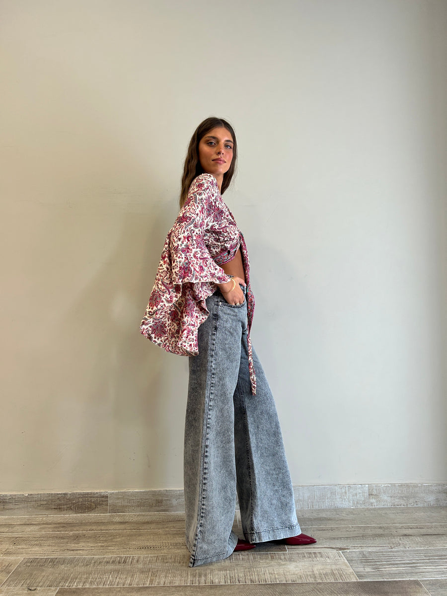 KK Jeans palazzo grigio