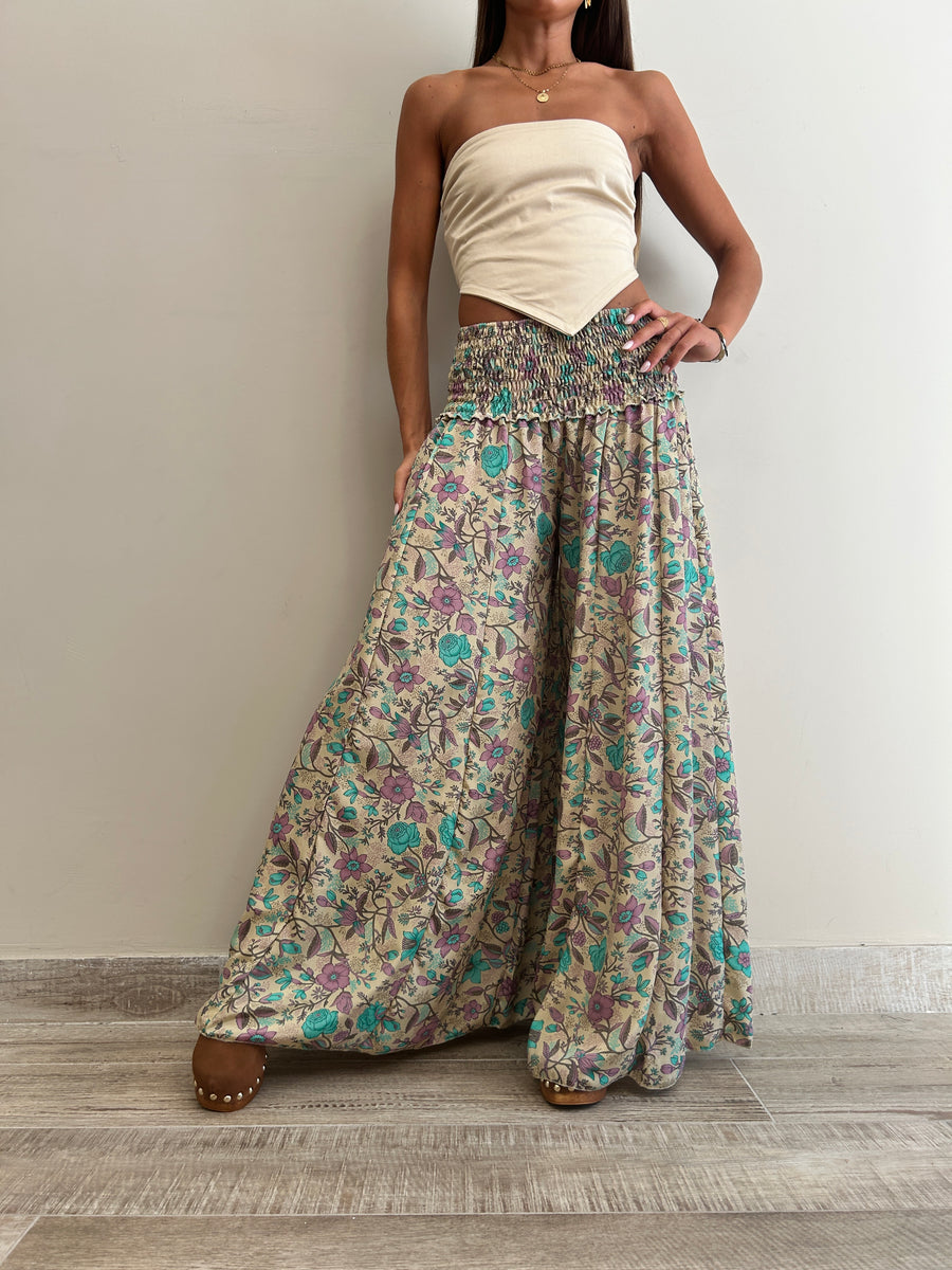 FREELOVE Life Palazzo Pants Seta Pearl Purple