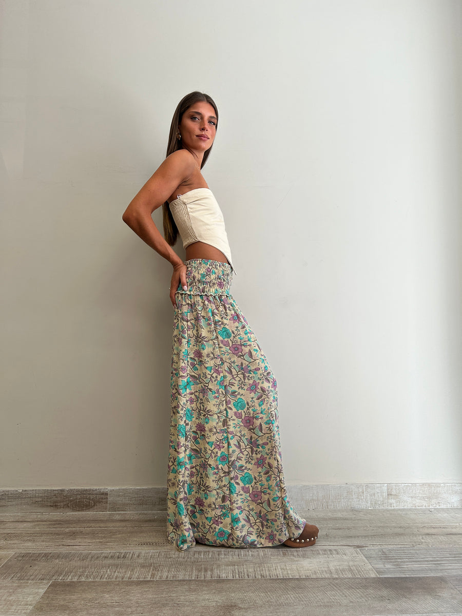 FREELOVE Life Palazzo Pants Seta Pearl Purple