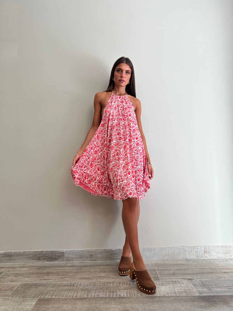 FREELOVE Abito Freedom Seta Lotus Coral
