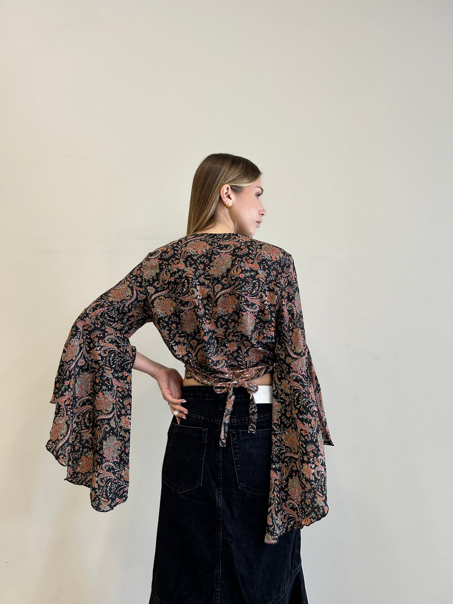 FREELOVE GIPSY TOP Seta Diamond Black