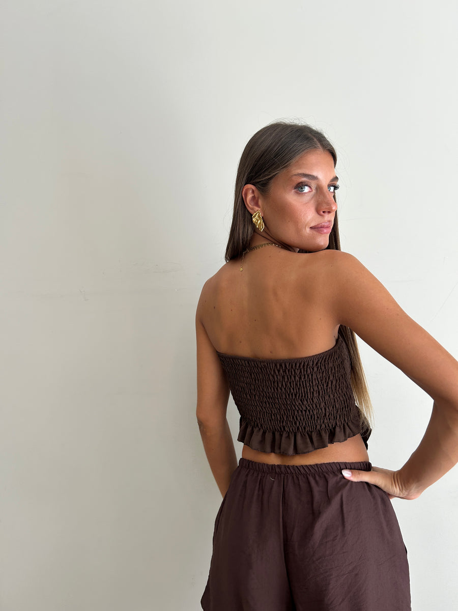 GIPSY INSIDE Top foulard moro