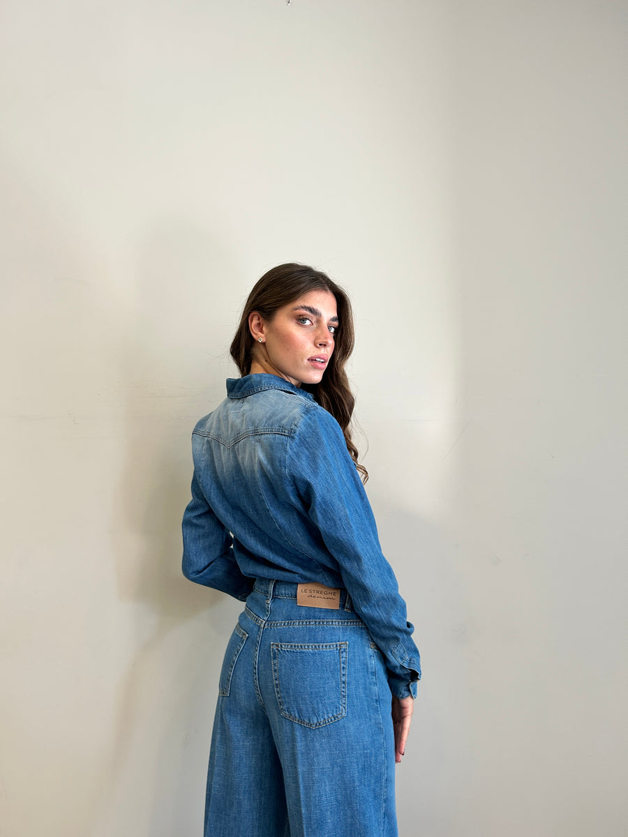 MOTEL Camicia jeans