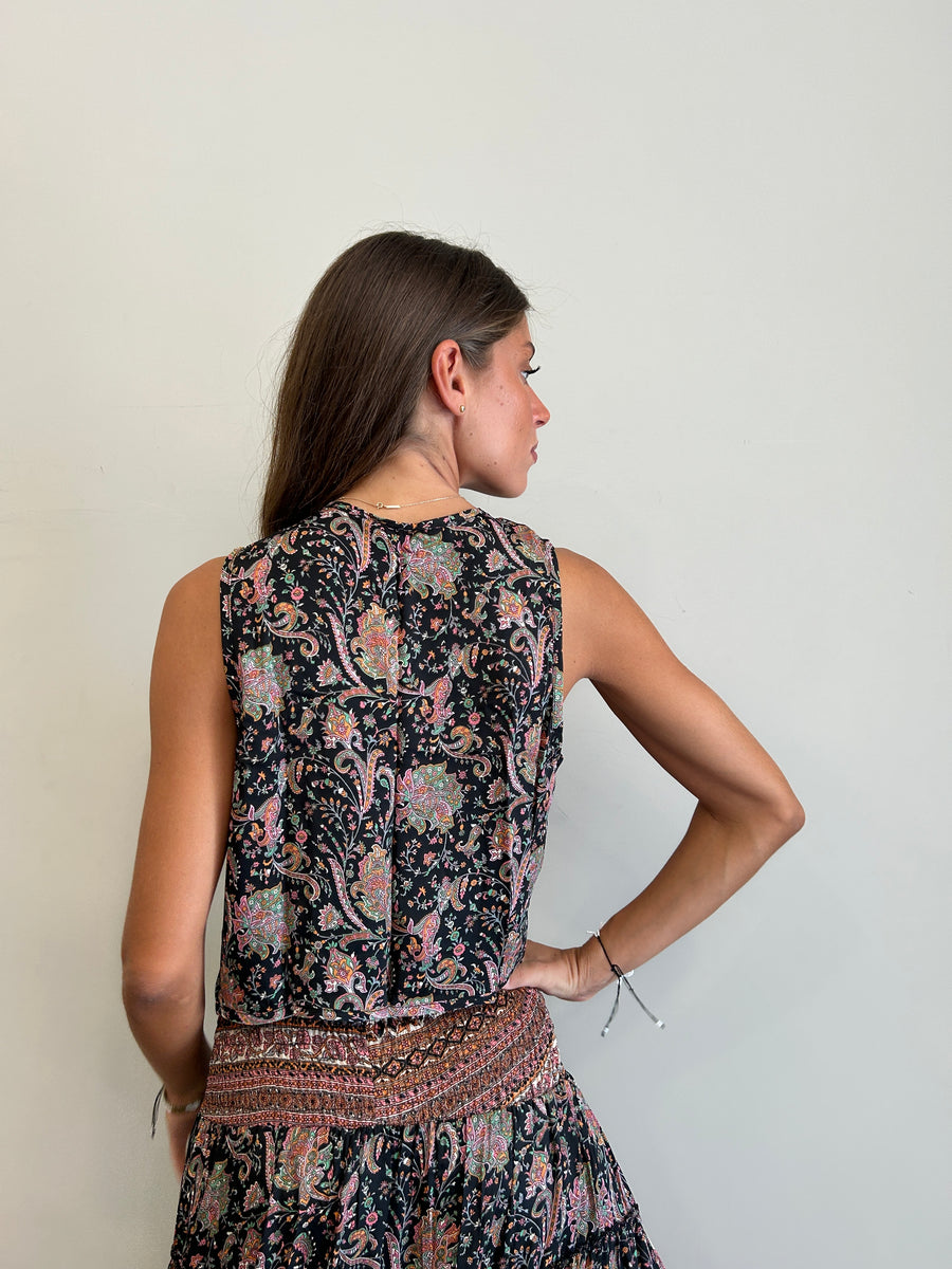 FREELOVE GILET seta Diamond Black