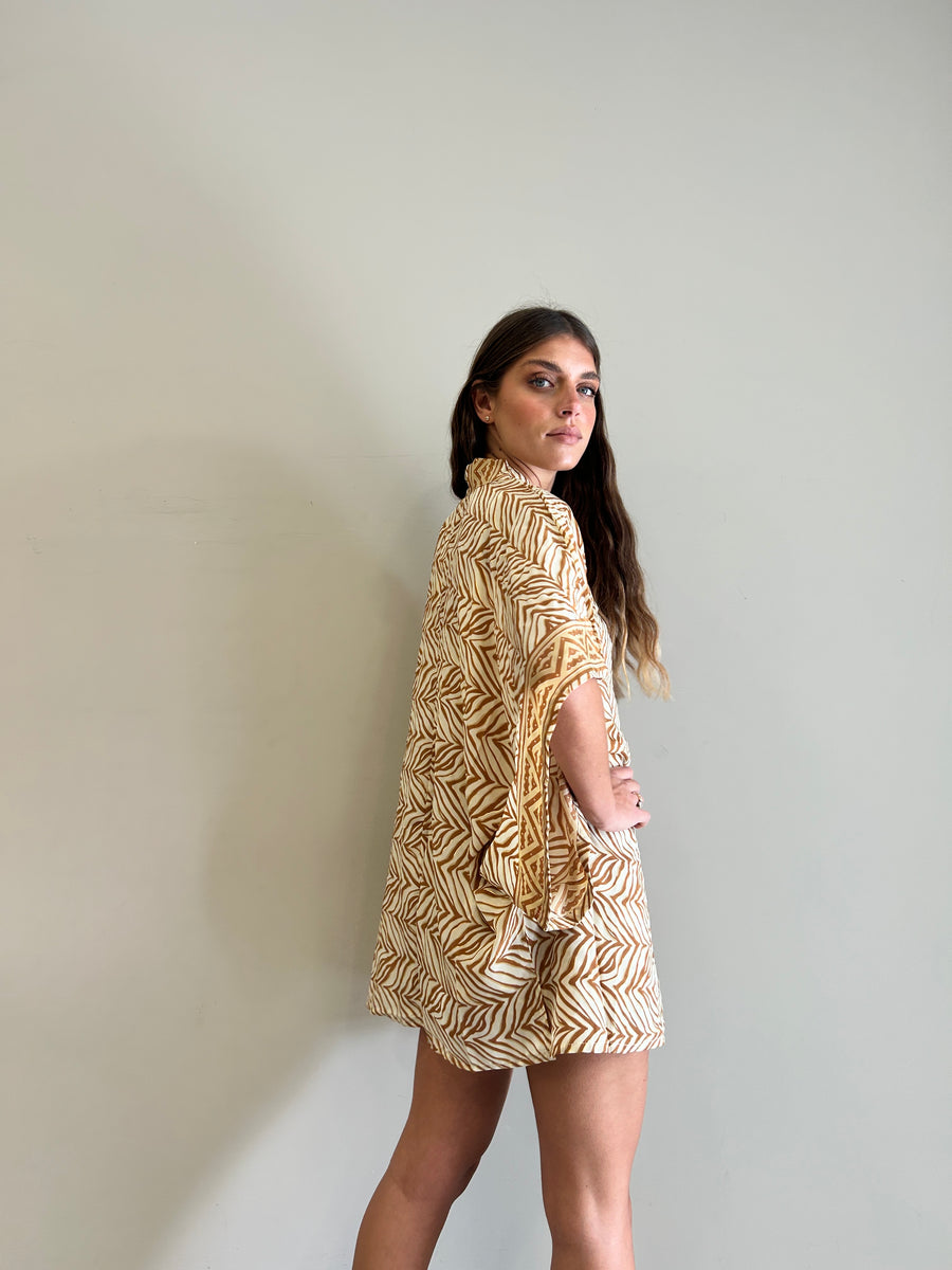 FREELOVE Kimono Fairy seta Boho Sand