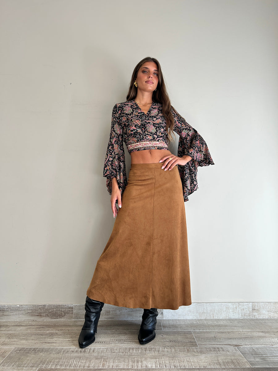 FREELOVE GIPSY TOP Seta Diamond Black