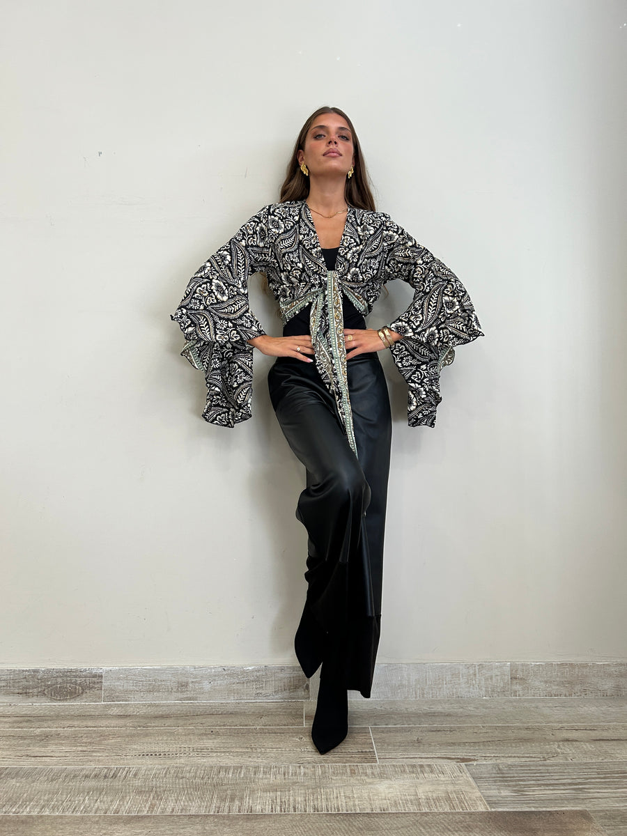 FREELOVE Gipsy top seta Coachella black
