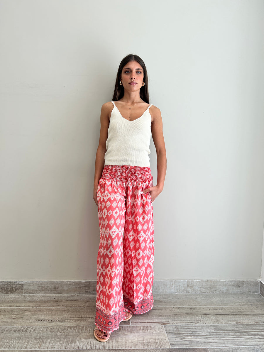 FREELOVE Panta Freelove Seta Tribal Coral