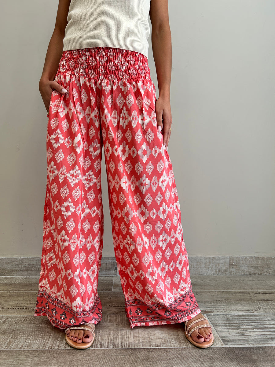 FREELOVE Panta Freelove Seta Tribal Coral