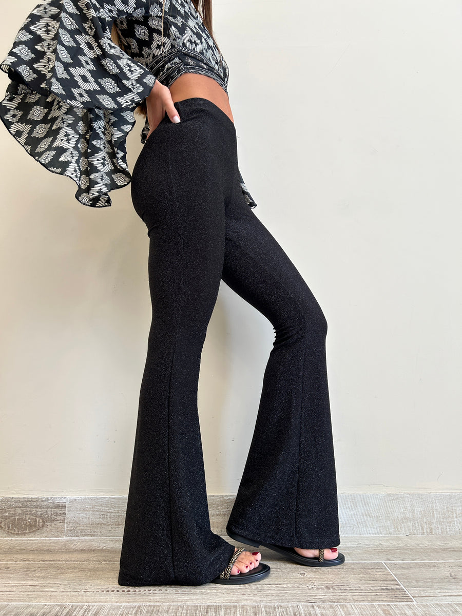 MATINEE Pantalone SILVIA lurex nero