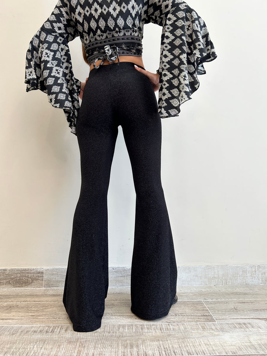 MATINEE Pantalone SILVIA lurex nero