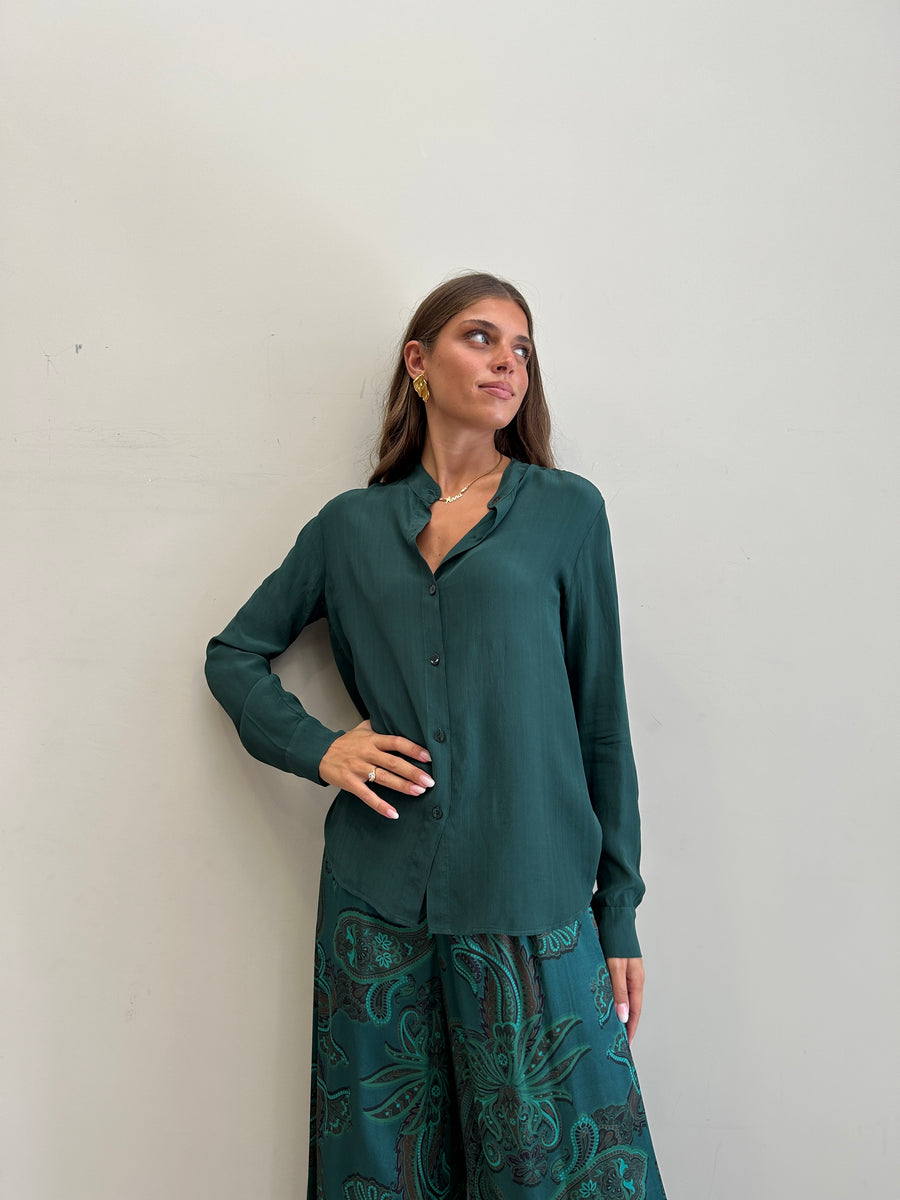 LE STREGHE Camicia verde