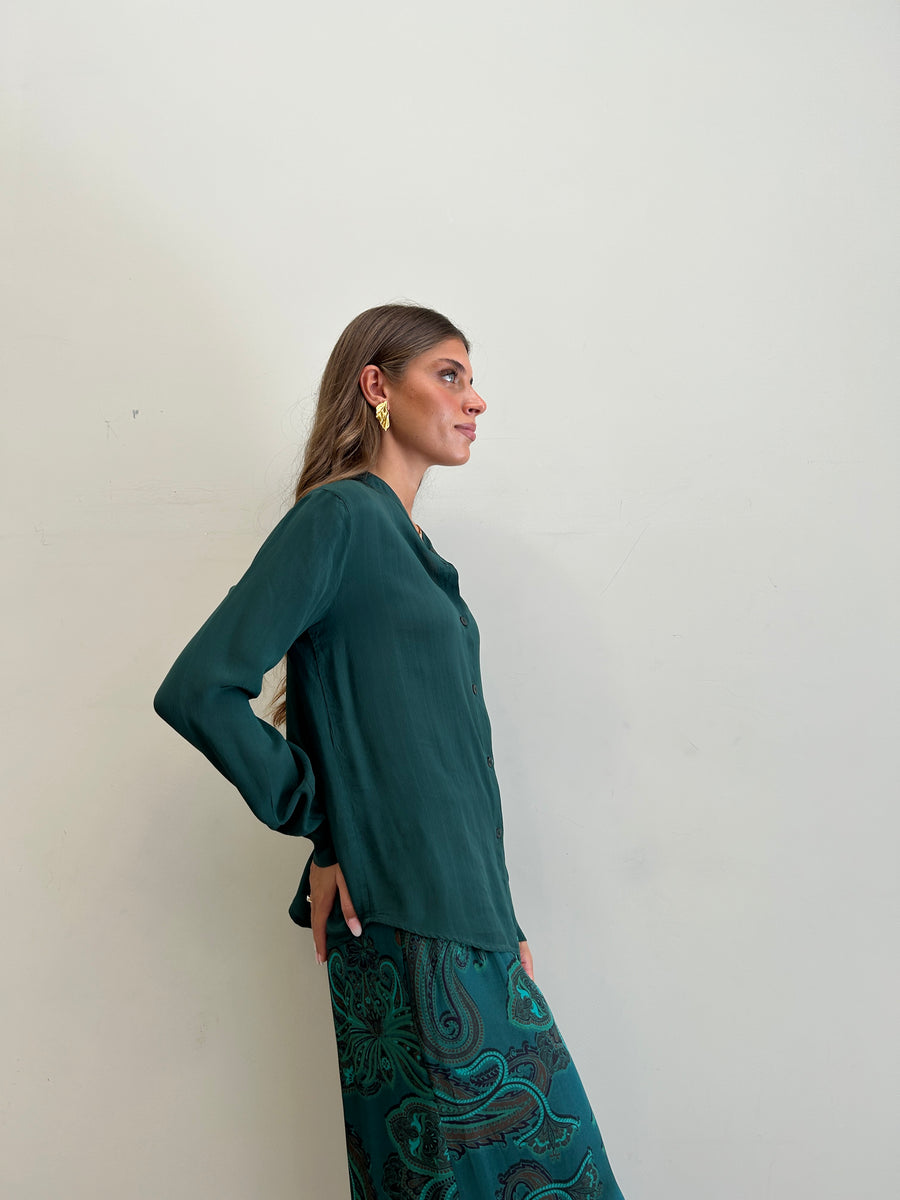 LE STREGHE Camicia verde